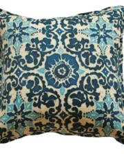 Damascus Blue Indoor Outdoor Cushion Cover Bungalow Living